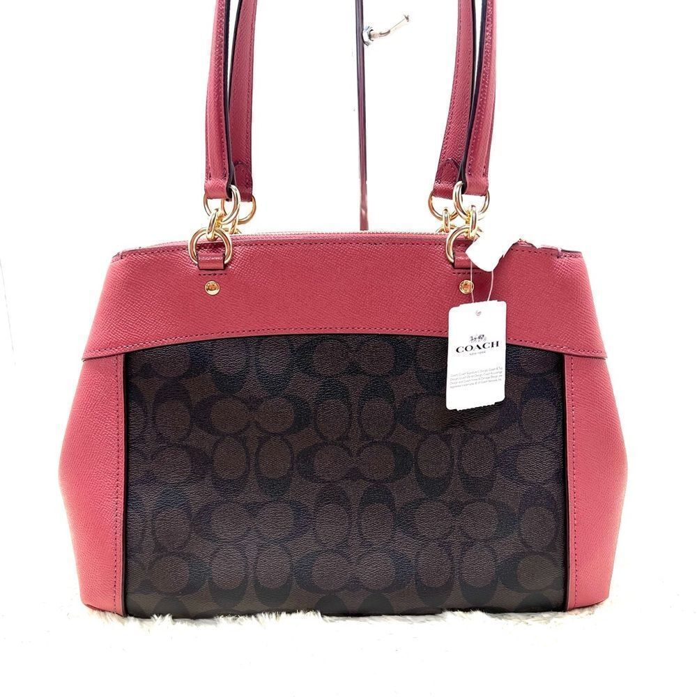 🔥🎁NWT! Coach BROOKE Carryall Satchel Handbag Msrp.$395.00 - Picture 2 of 8